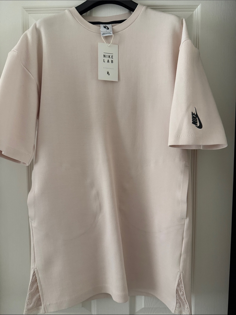 Nike Lab Pale Pink Short Sleeve Crewneck Tee